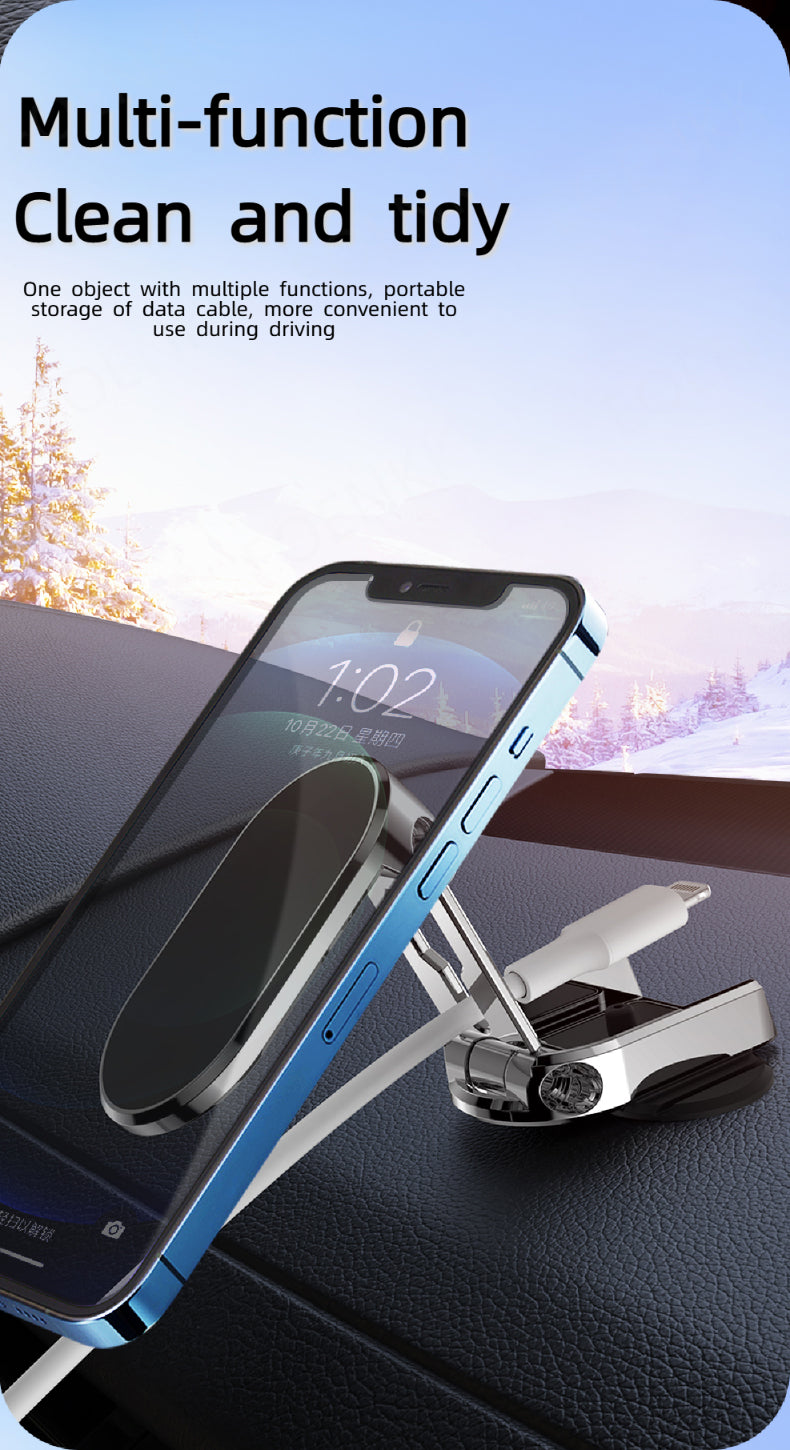 Rotatable Magnetic Dashboard Car Phone Holder - Image 8