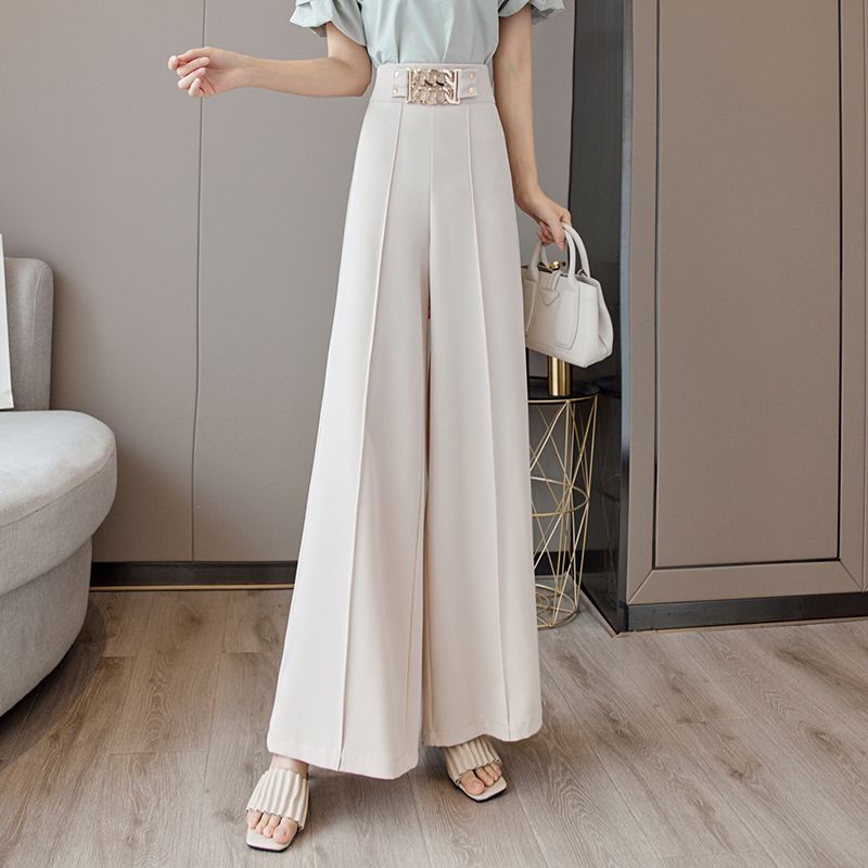 Stylish Steel-Infused High-Waisted Women's Trousers - Image 1