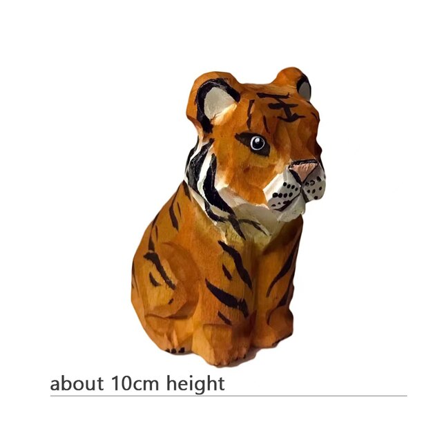 Handmade Wooden Cute Pet Figurines - Image 8