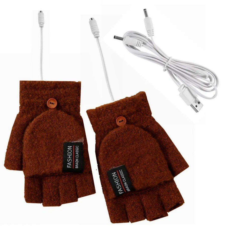 USB Rechargeable Warm Wave Heated Gloves - Image 12
