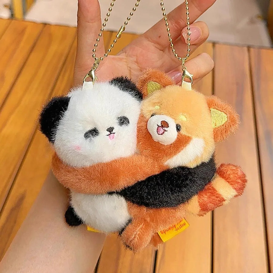 Love Bomb Hugging Animals Keychain Toys - Image 0