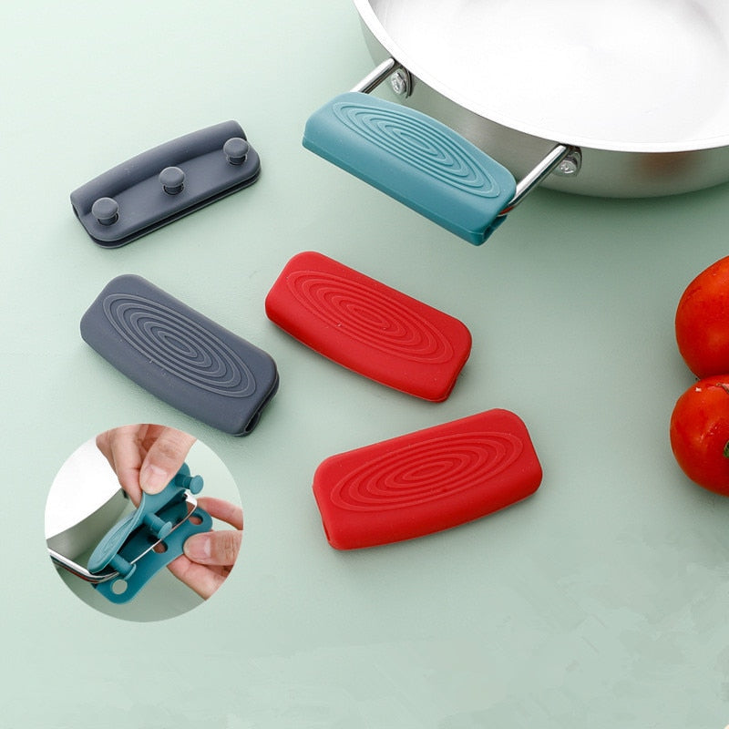 2Pcs Silicone Heat Resistant Cookware Handle - Image 3