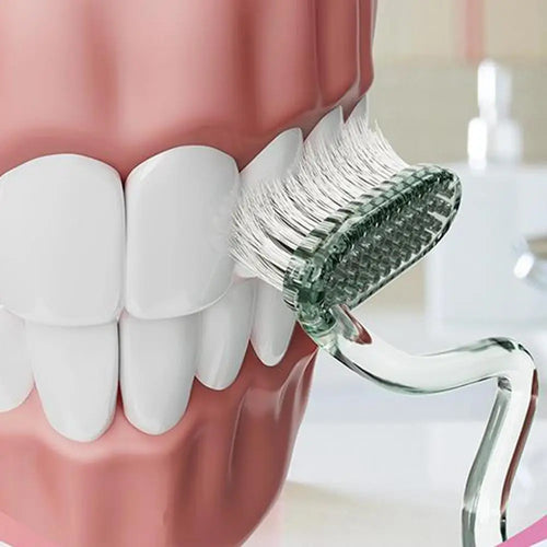 S-Shape Soft Bristled Vertical Toothbrush - Image 0