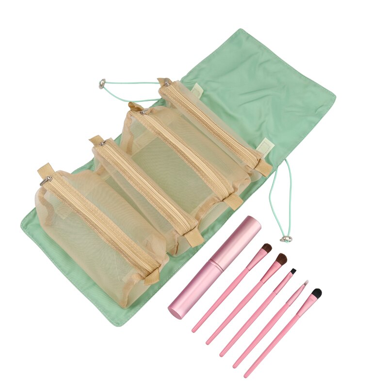 Foldable Detachable Mesh Cosmetic Travel Bag - Image 14