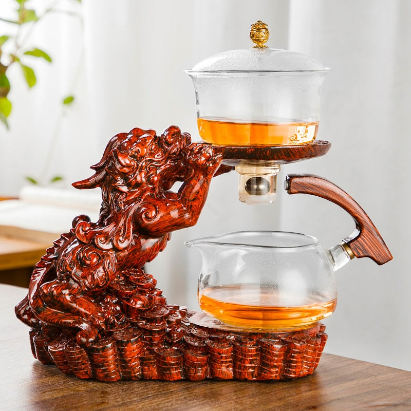 Mystic Golden Dragon Teapot - Image 13