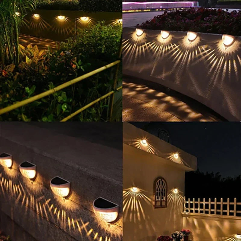 Outdoor Waterproof Solar LED Patio Wall Lamp - Image 8