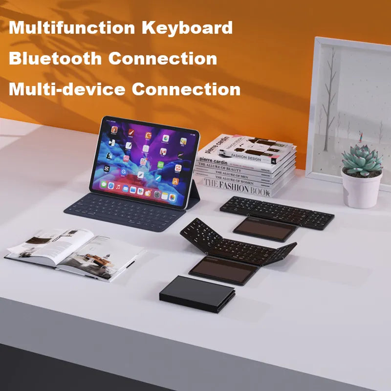 Foldable Mini Wireless Touchpad Keyboard - Image 3