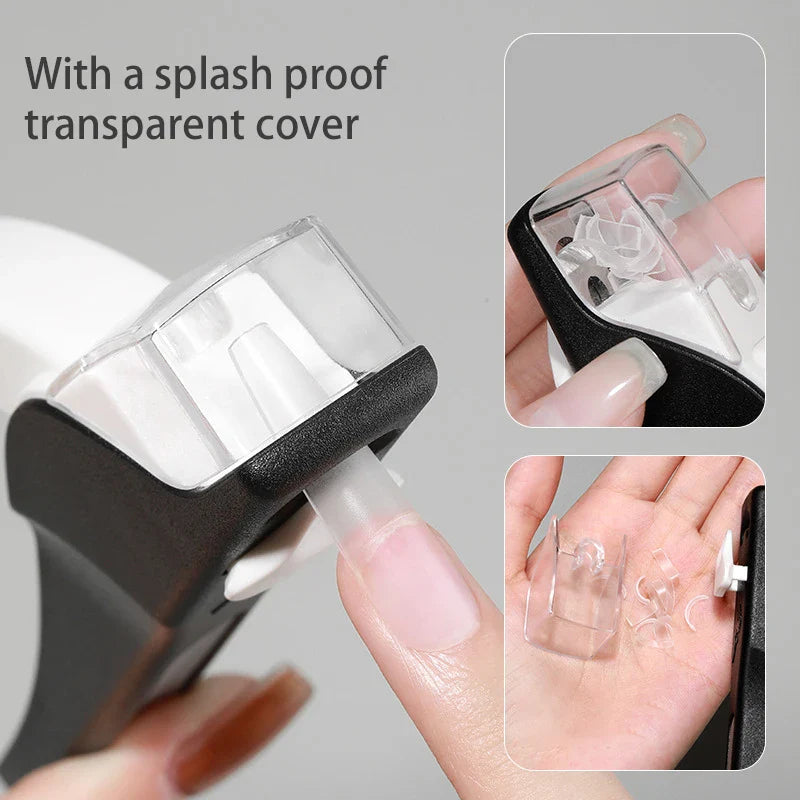Splash-Proof Transparent Easy-Clean Nail Cutter - Image 1