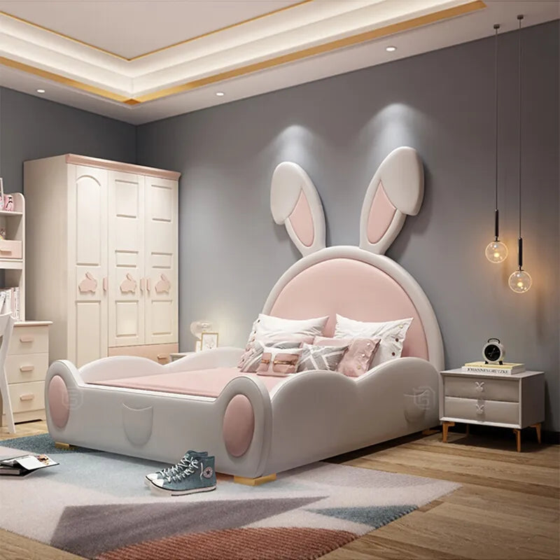 Dreamy Rabbit Cozy Designer Kids Bed - Image 1