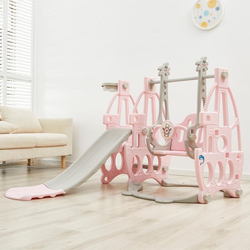 Kids Multifunctional Indoor Playground Slide Set - Image 6