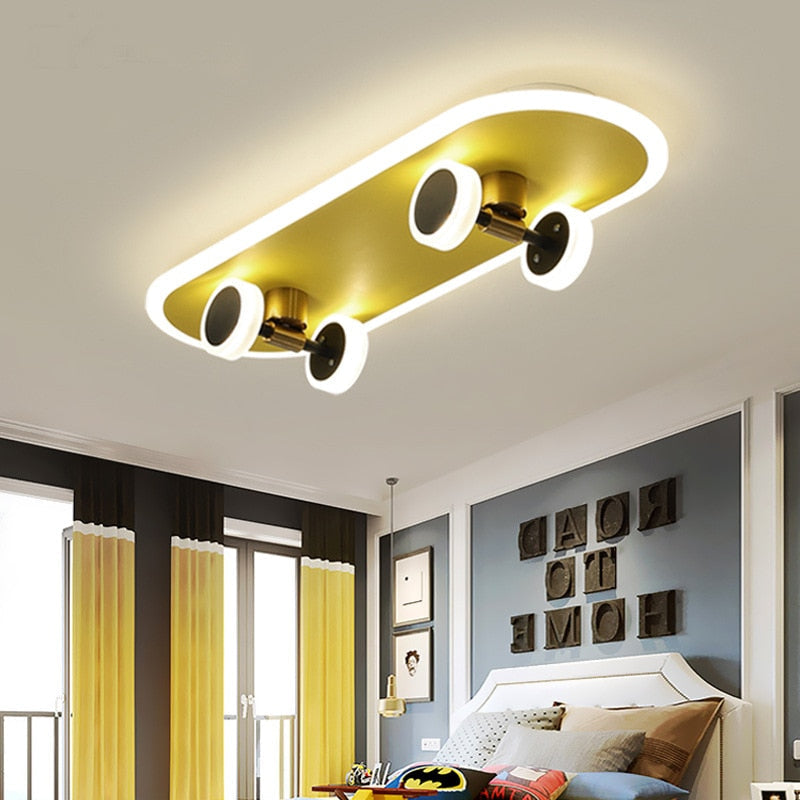 Creative Skateboard Nordic LED Ceiling Light - Image 4