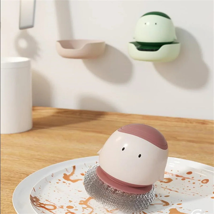 Automatic Liquid Dispenser Dishwashing Brush - Image 5