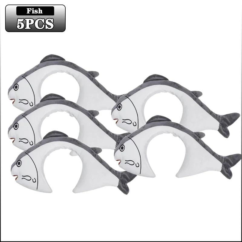 5Pcs Confused Fish Wash Headbands - Image 7