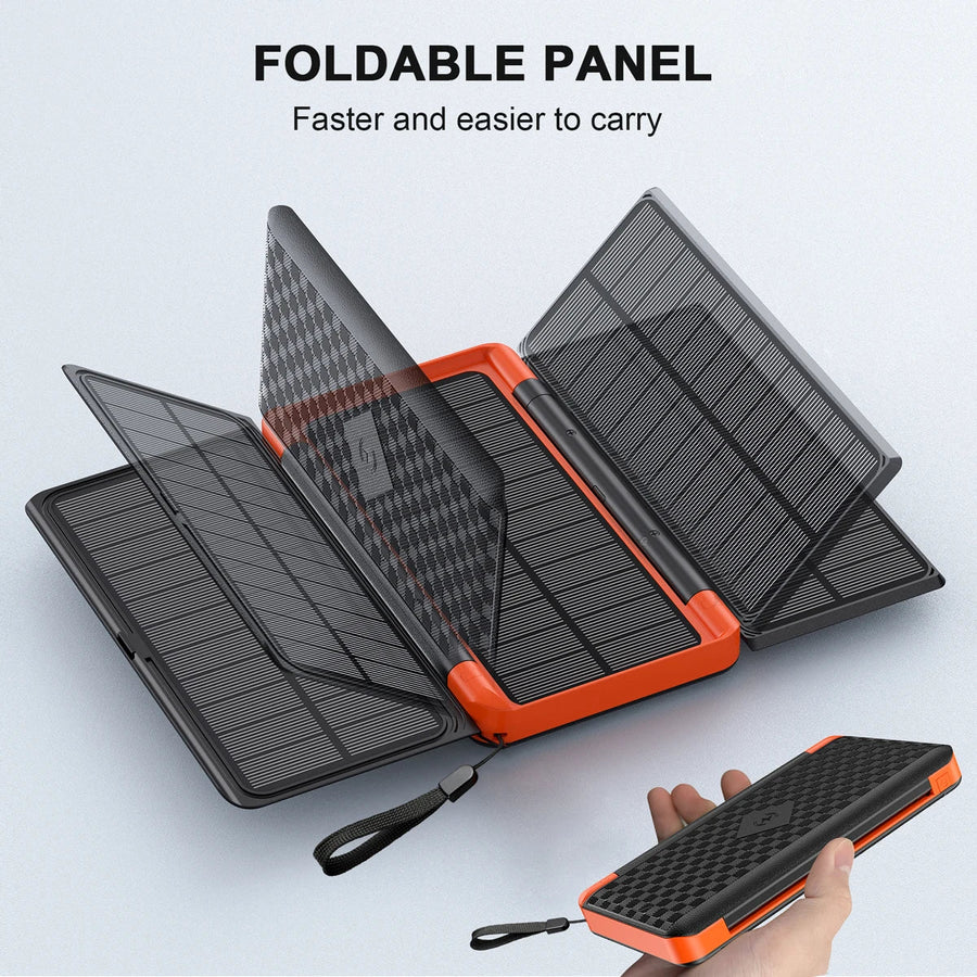 Solar Fast Charging Ultra-Large Capacity Portable Powerbank - Image 2