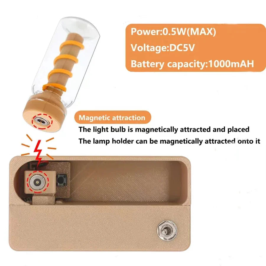 Mechanical Flip Rechargeable Night Lamp - Image 5