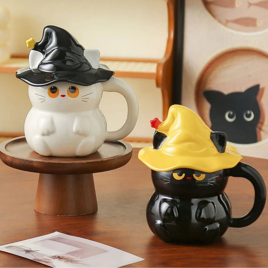 Midnight Witch Cat Mug - Image 4