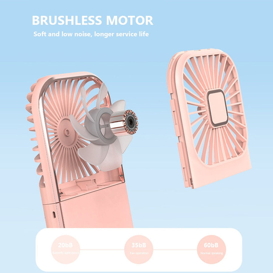 Portable Rechargeable Magic Phone Holder Cooling Fan - Image 12