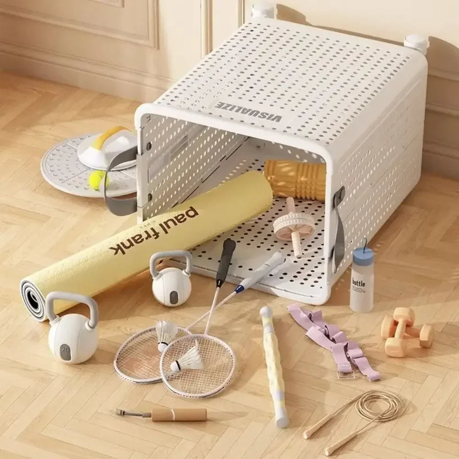 Easy Mobility Modern Space-Saving Laundry Organizer Basket - Image 5