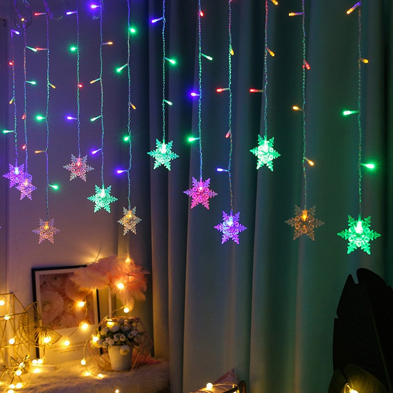 LED Fairy Snowflake Lights - Image 3