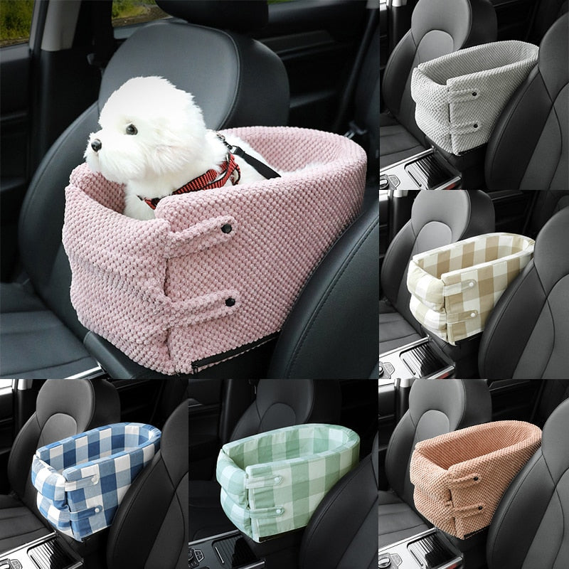 Car Armrest Pet Safe Carrier Box - Image 0