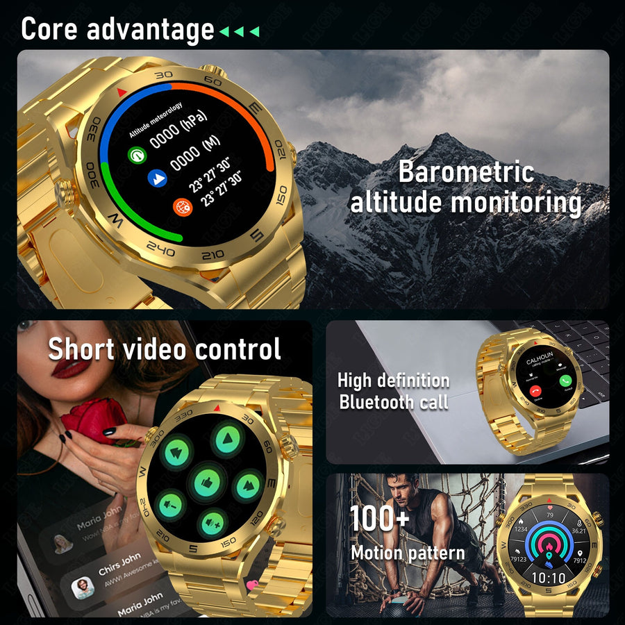 Active Motion Elegant Barometer Smart Watch - Image 3