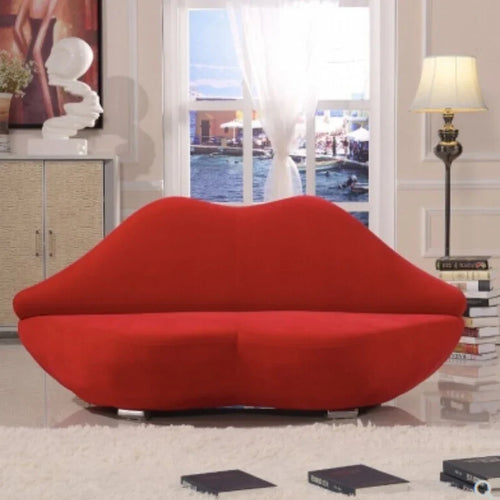 Sexy Red Lip Double Seat Sofa - Image 0