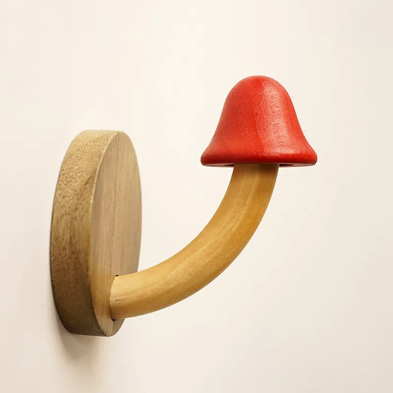 Mystic Mushroom Wooden Wall Clothes Hanger - Image 6
