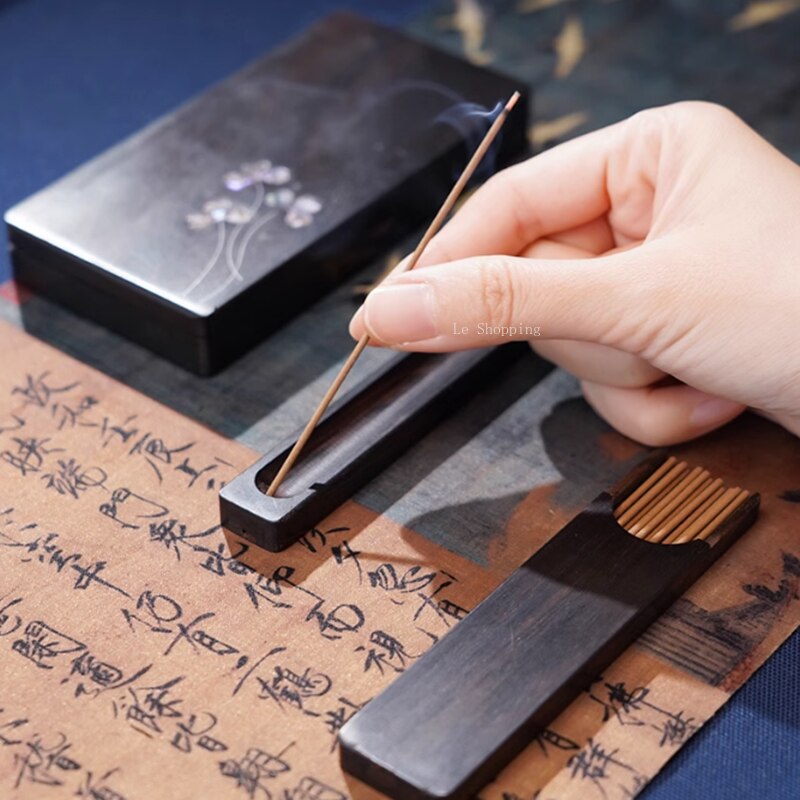 Mystic Portable Wood Incense Box - Image 3