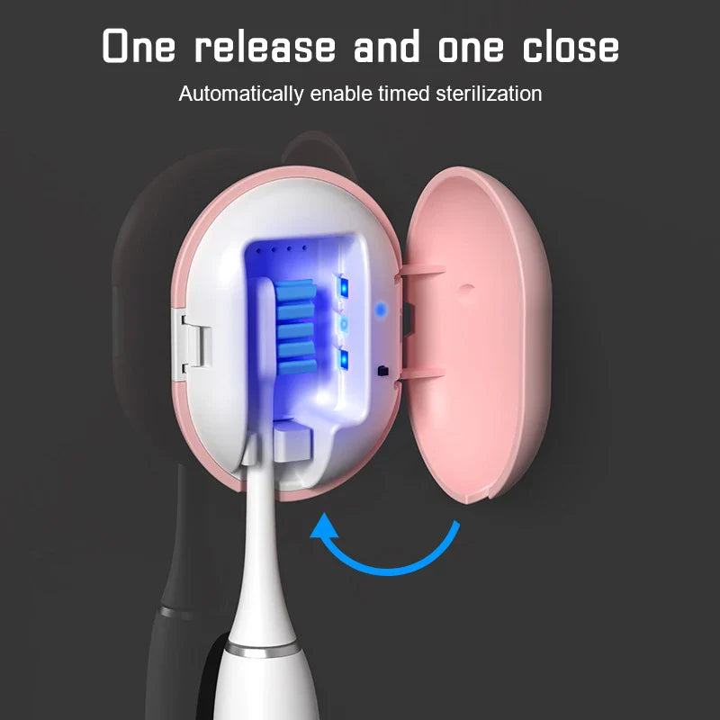 UV Disinfection Rechargeable Portable Toothbrush Sanitizer Box - Image 2