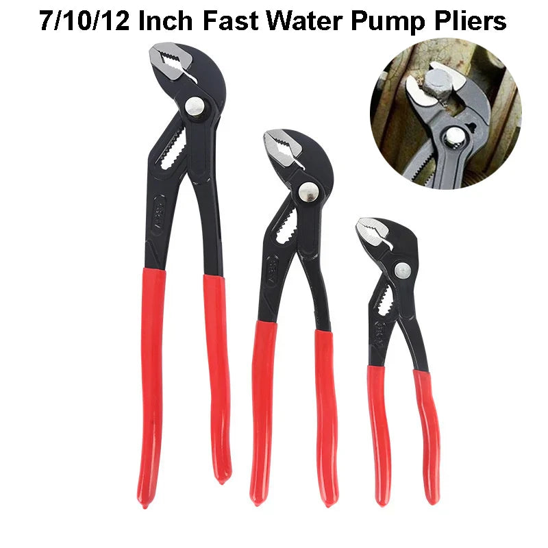 Easy Adjustable V-Jaw Tongue Water Pump Plier - Image 2