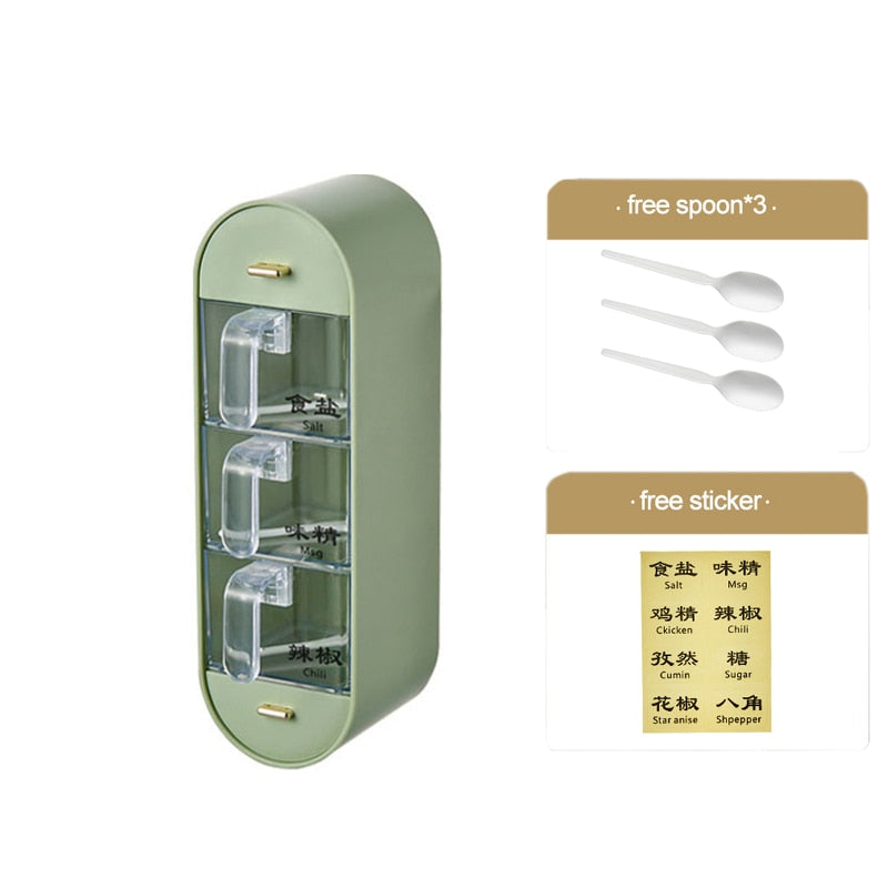 Kitchen Organizer Wall-Mounted Seasoning Station - Image 7
