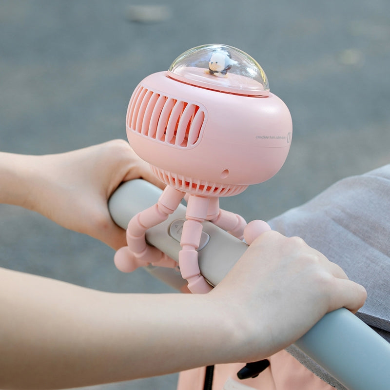 Portable Flexible Cute Baby Stroller Fan - Image 1