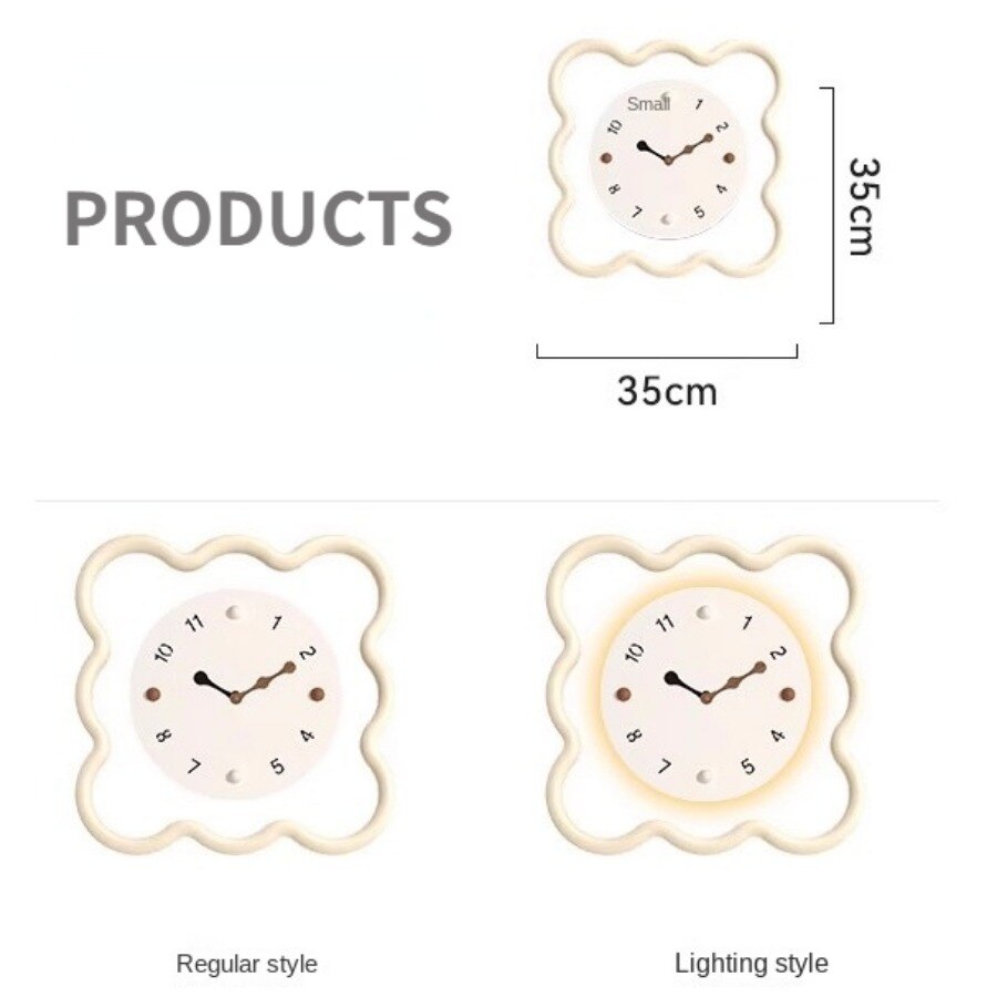 Sleepy Cloud Silent Wall Clock - Image 3