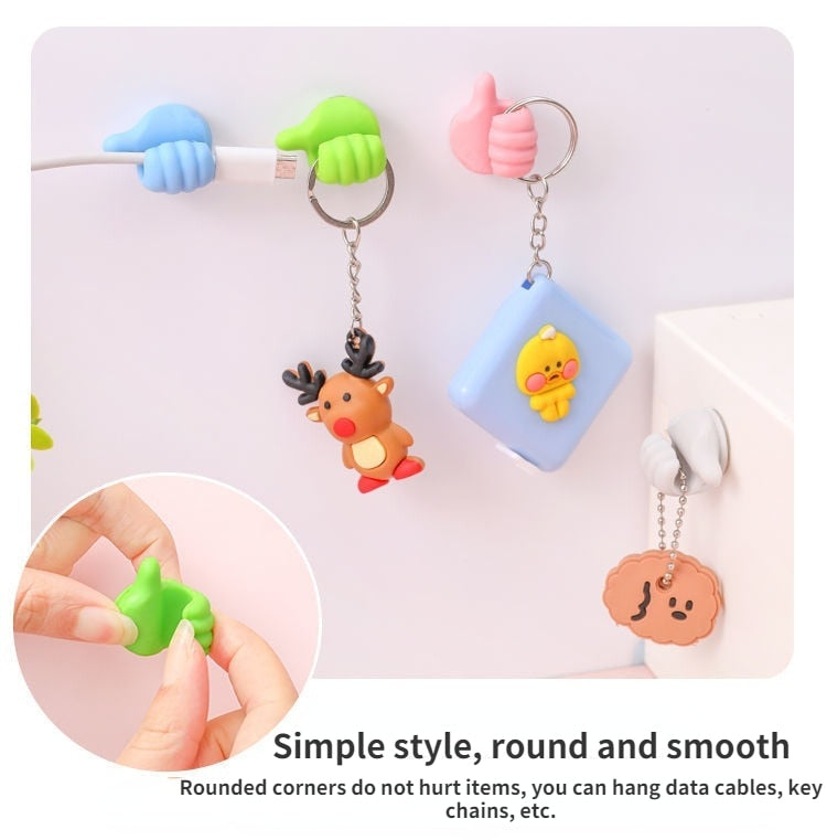Thumbs-up Multifunctional Sticky Wall Hook - Image 4
