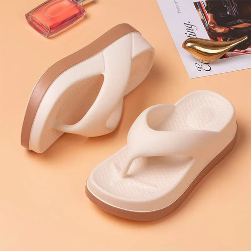 Korean Style Thick Sole Summer Slippers - Image 0