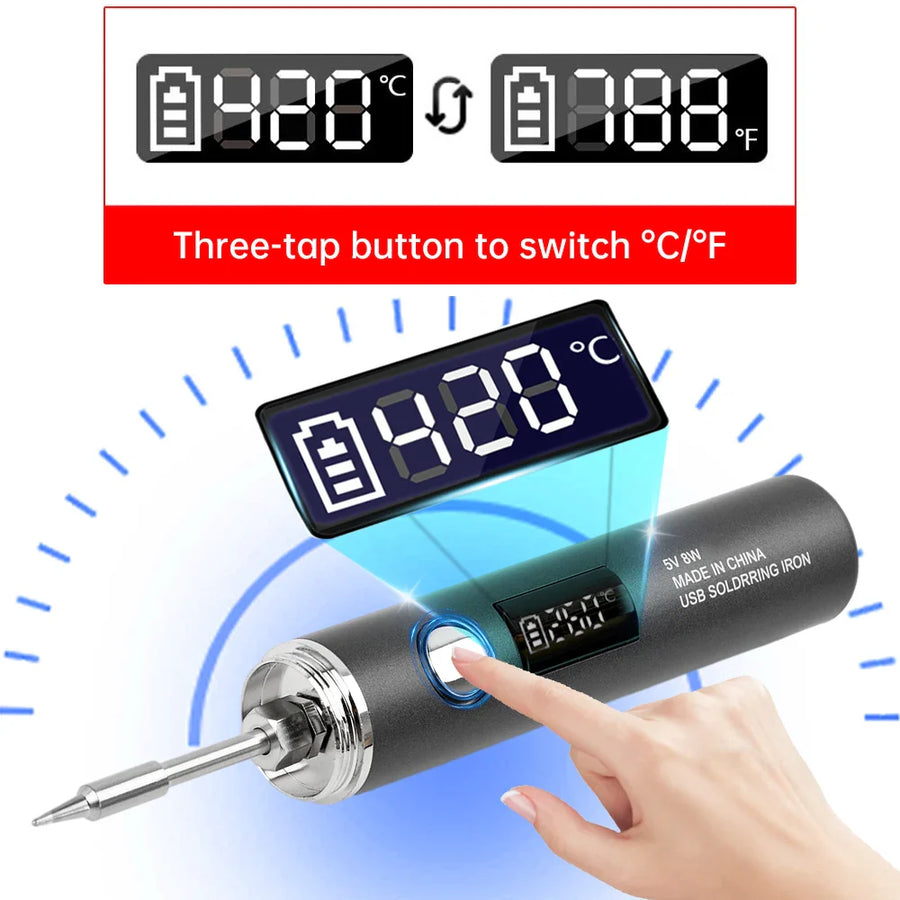 Professional DIY Rechargeable Cordless Soldering Tool - Image 7