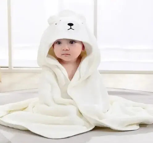 Animal-Themed Hooded Baby Bathrobe - Image 7