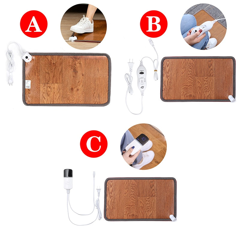Heat Zone Adjustable Leather Foot Warmer Mat - Image 8