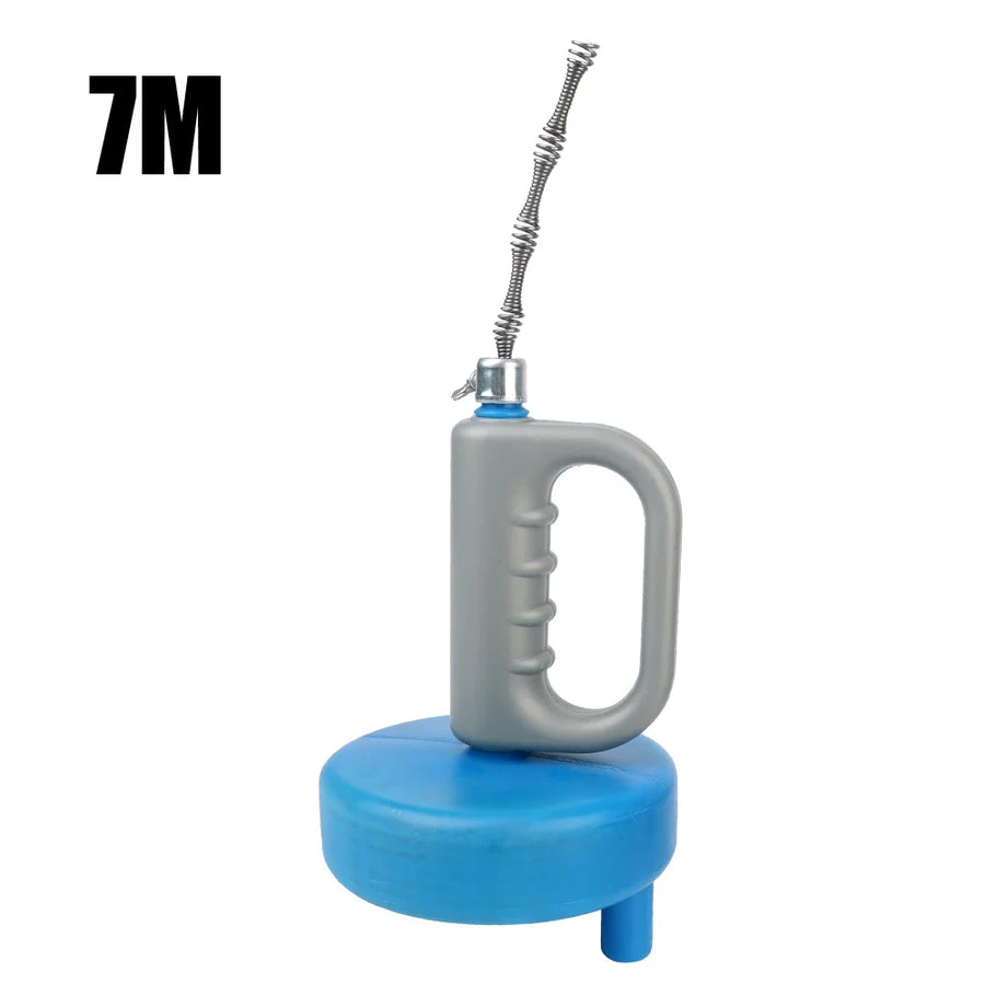 Manual Hand-Crank Drain Snake Shape Plumbing Tool - Image 8