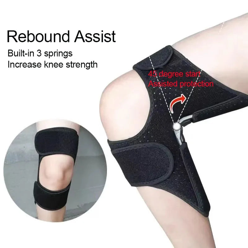 Adjustable Spring Loaded Power Knee Stabilizer Pad - Image 1