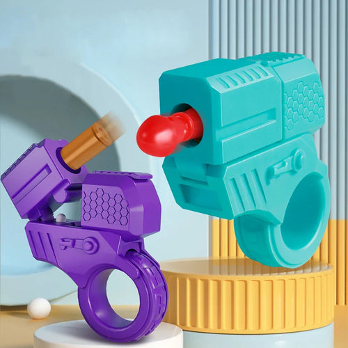 Mini Shell Launcher EDC Finger Ring Toy Gun - Image 0
