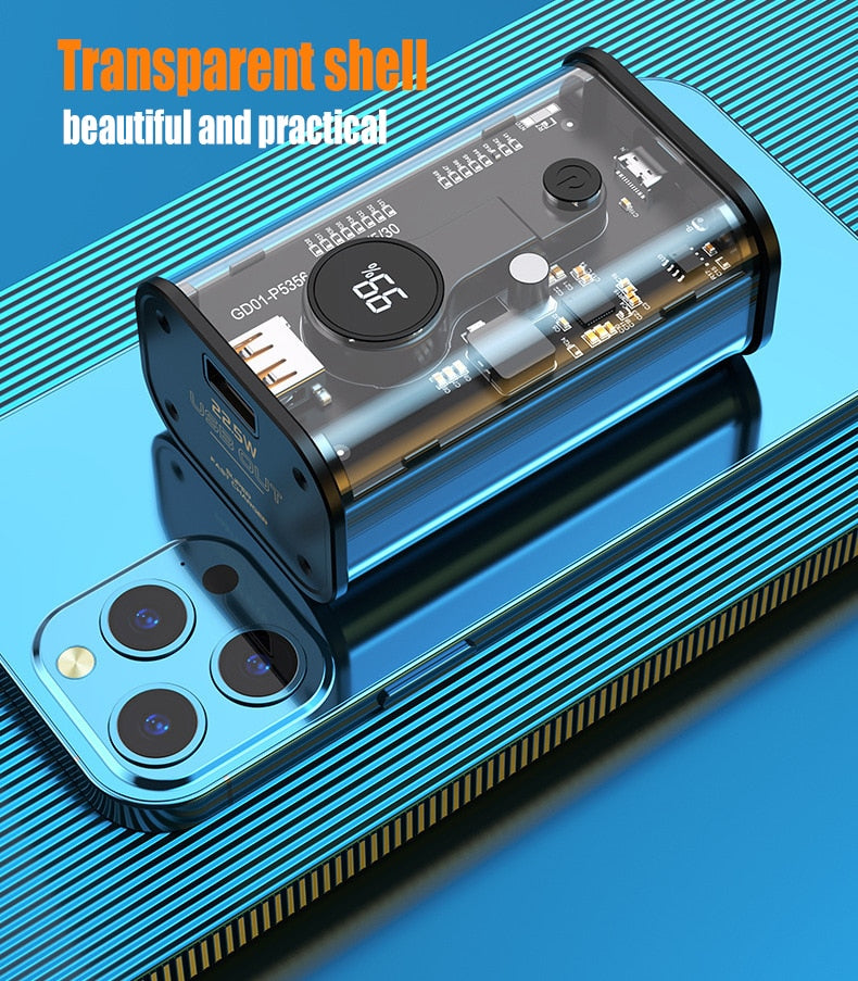 Digital Display Transparent Power Bank - Image 6