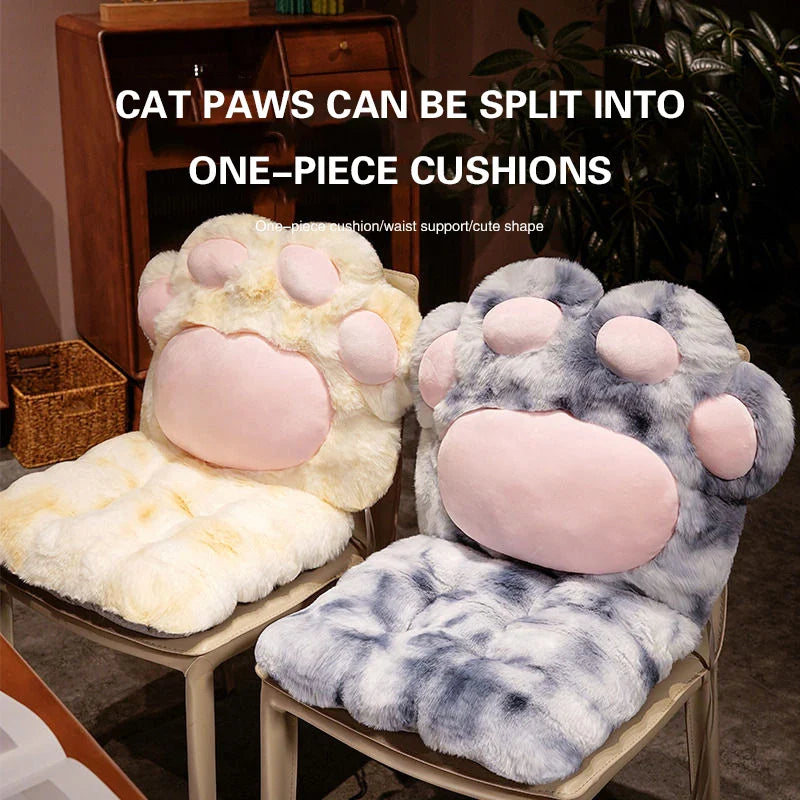 Cozy Cat Paw Plush Seat Pillow - Image 2