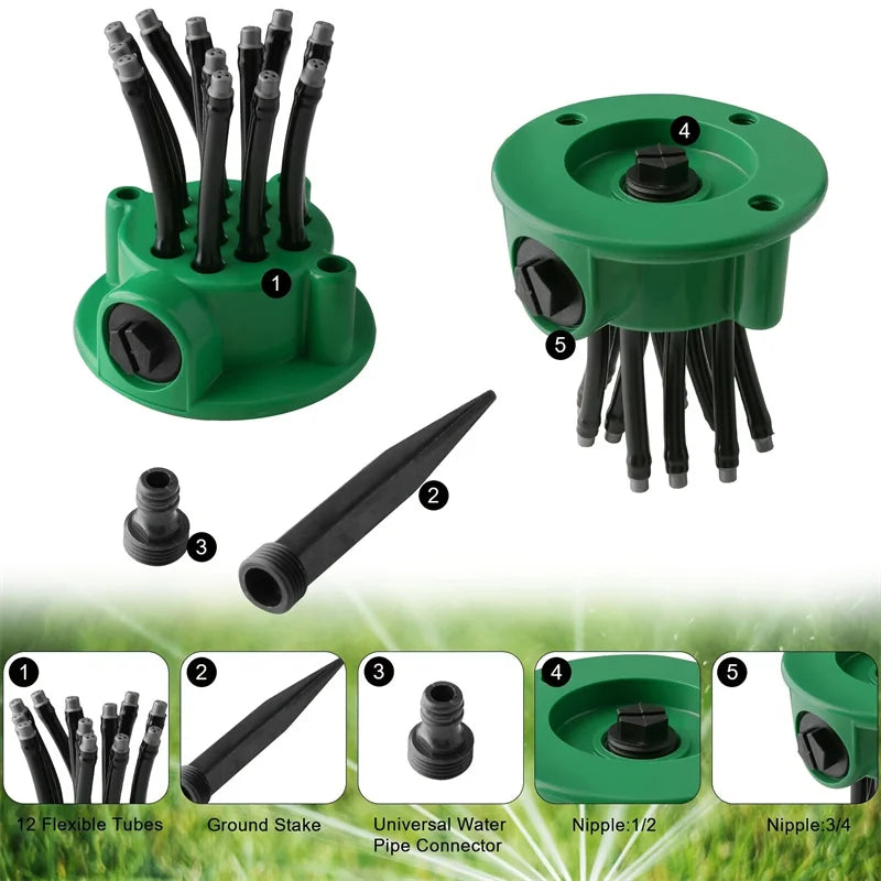 Smart Rotation 360 Garden Watering Sprinkler - Image 4