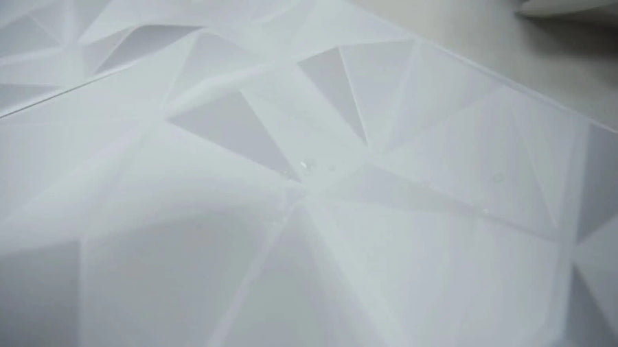 3D Diamond Design Decorative Matt Wall Panel Stickers - Image 4