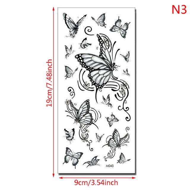 Dreamy Butterfly Temporary Tattoo - Image 9