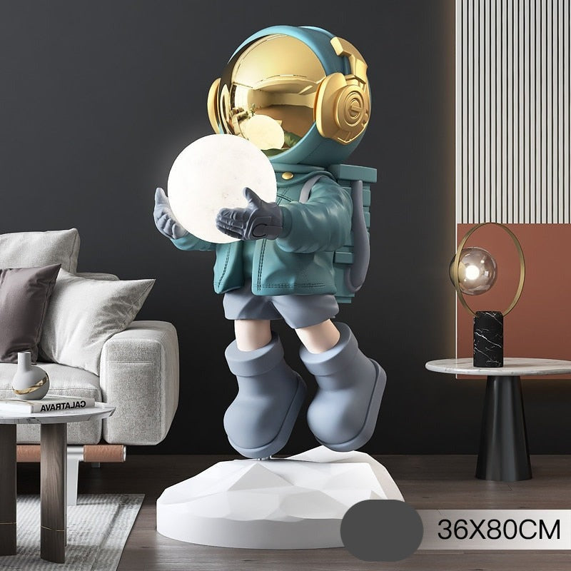 Creative Astronaut Statue Home Decor Lamp - Image 11