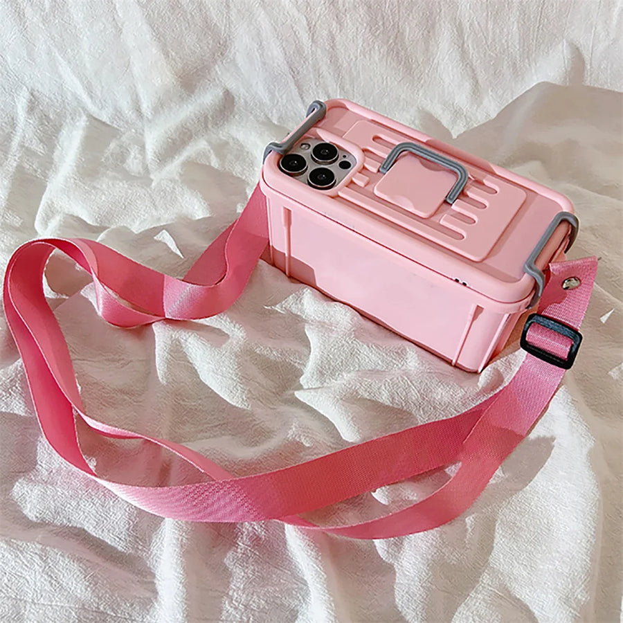Mini Box Phone Case Crossbody Bag - Image 9