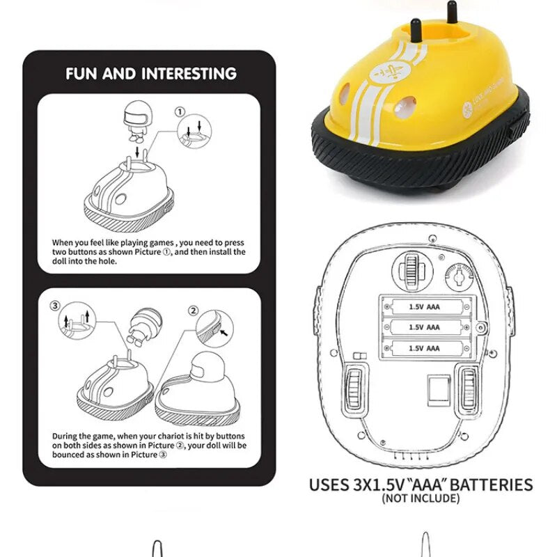 Ultra Clash Interactive Bumper Duel Car Toy - Image 4
