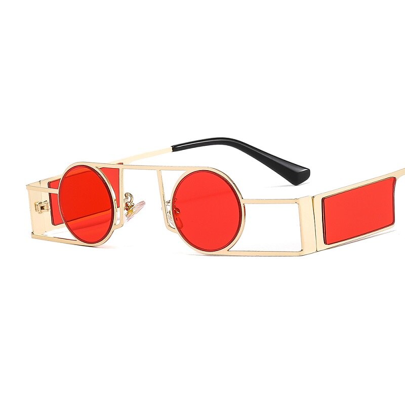 Elite Round Metal Frame Sunglasses - Image 7